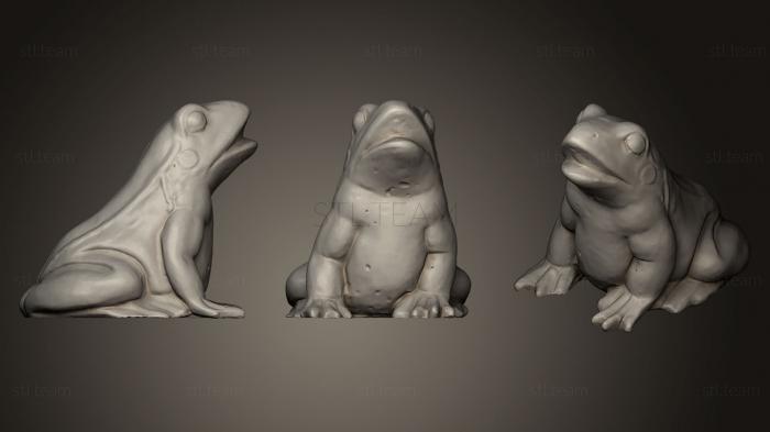 3D model Concrete Frog 5 (STL)